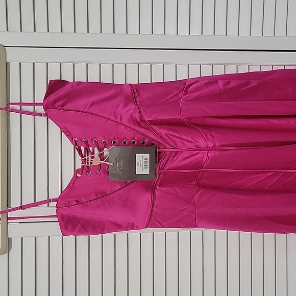 New Dress, House of CB fuschia - Picture 4 of 4
